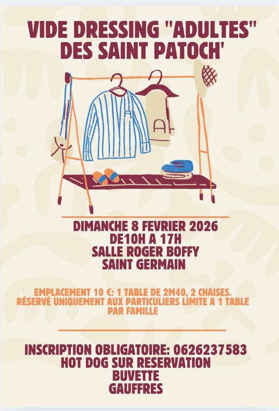 vide-dressing (vêtement adulte)