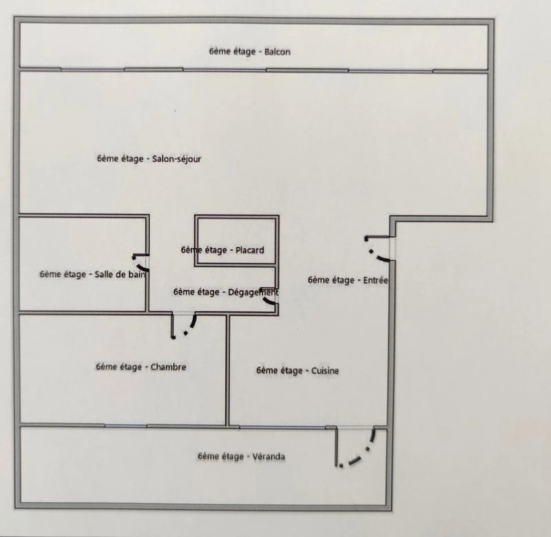 Appartement - 60 m² - 3 pièces