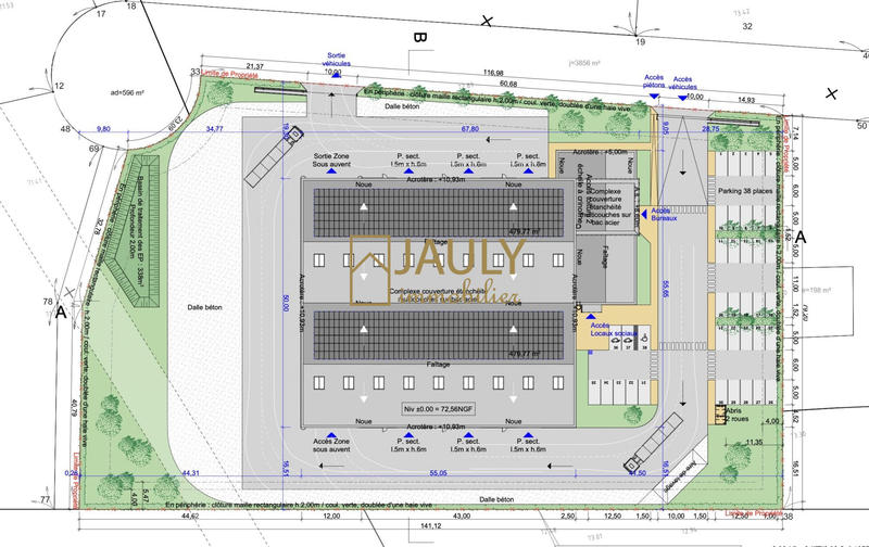 Entrepôt - 2 507 m²