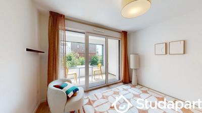 Chambre - 60 m² - 1 pièce