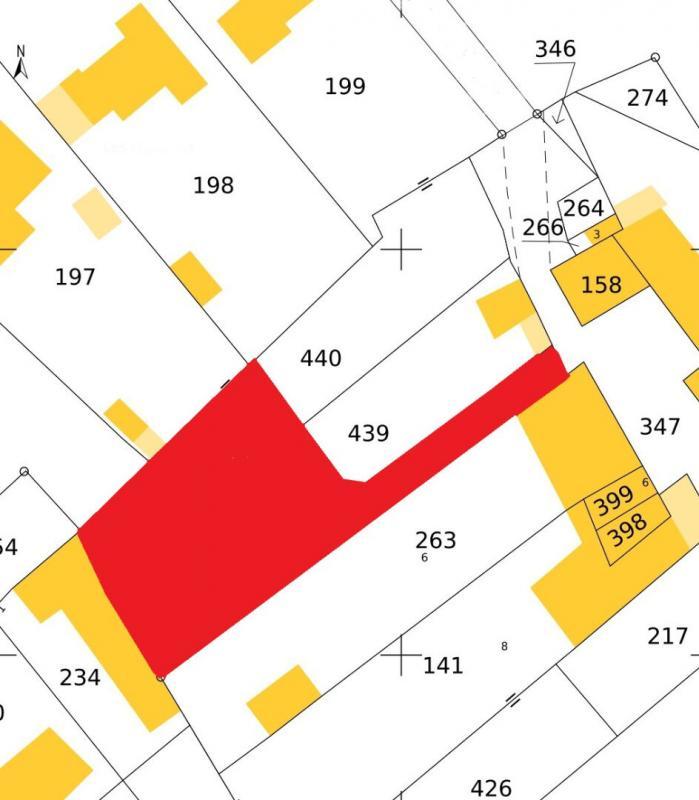 Terrain constructible - 846 m²