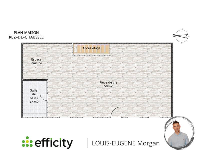 Longère - 118 m² - 5 pièces