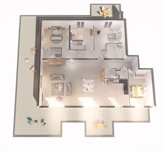 Appartement - 143 m² - 5 pièces