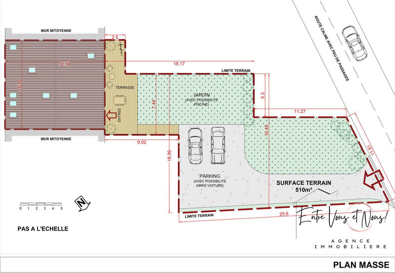 Maison - 120 m² - 1 pièce