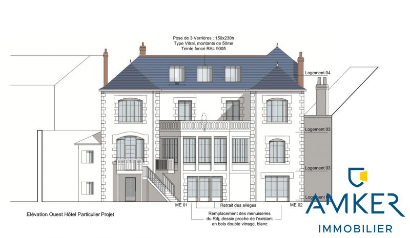 Appartement - 107 m² - 4 pièces