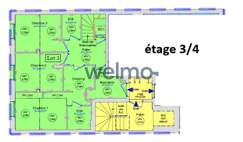 Appartement - 100 m² - 5 pièces
