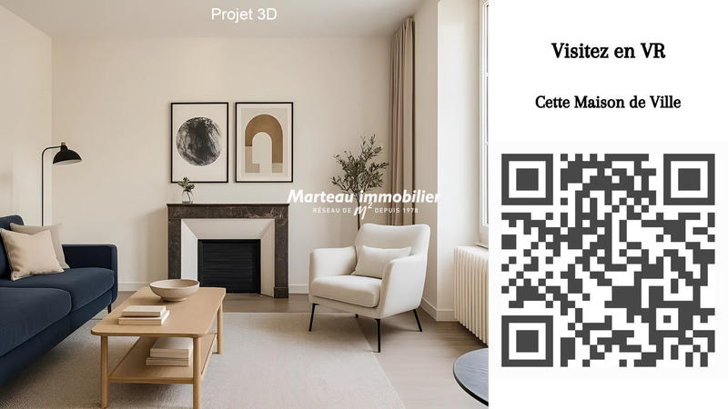 Maison - 93 m² - 4 pièces