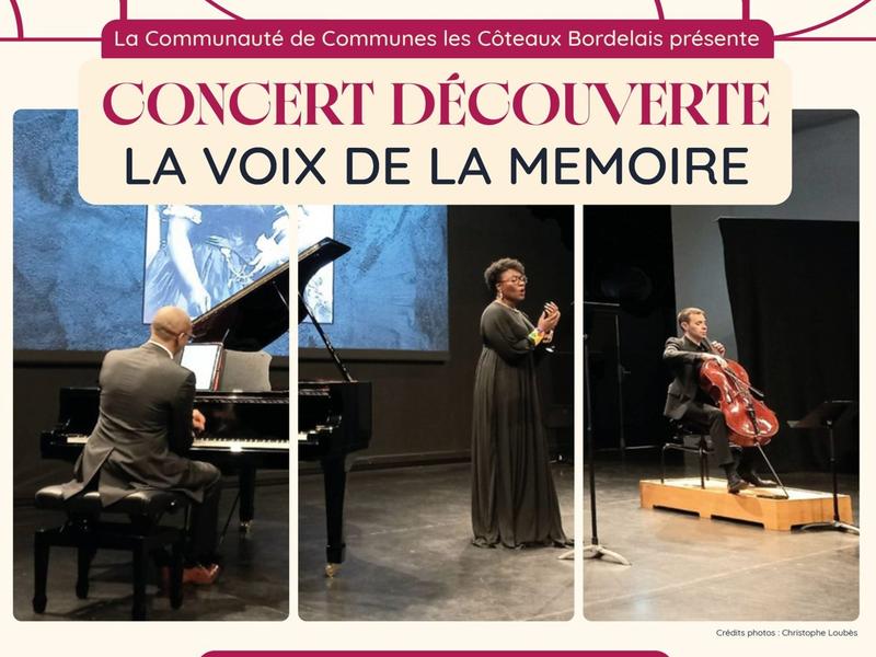 Concert découverte "La voix de la mémoire"
