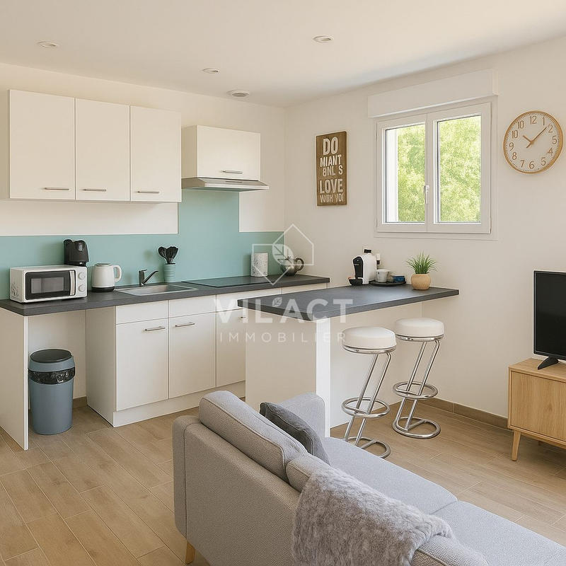 Appartement - 15 m² - 1 pièce