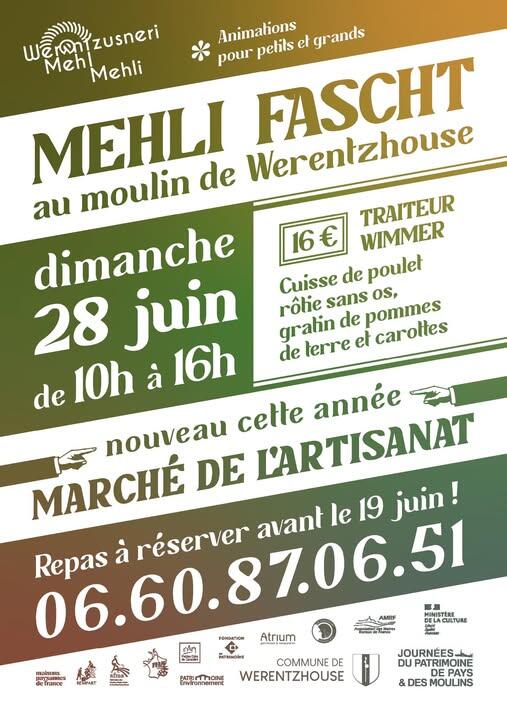 Mehli Fascht au moulin de Werentzhouse
