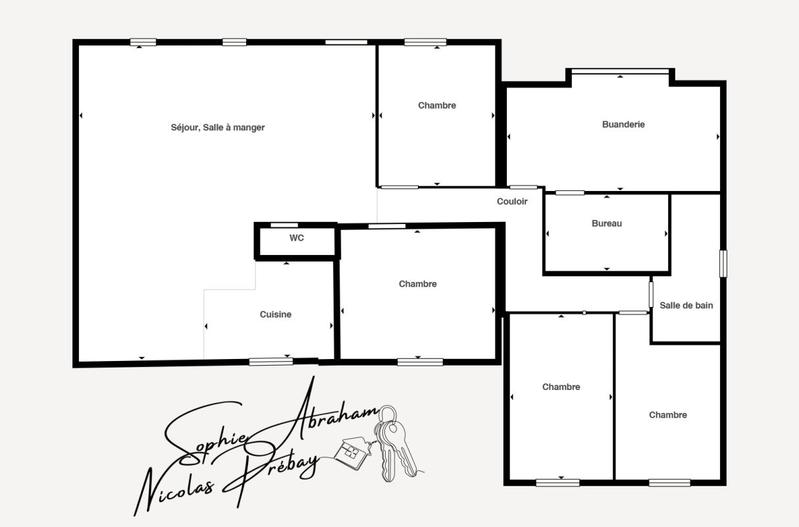 Maison - 115 m² - 6 pièces