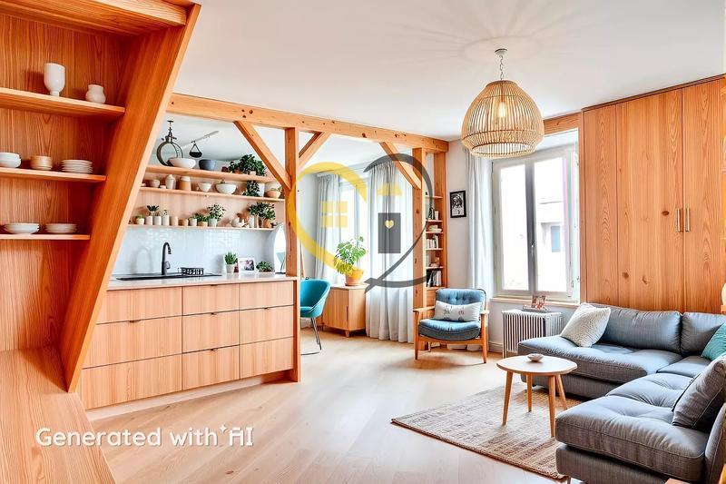 Maison de ville - 75 m² - 3 pièces