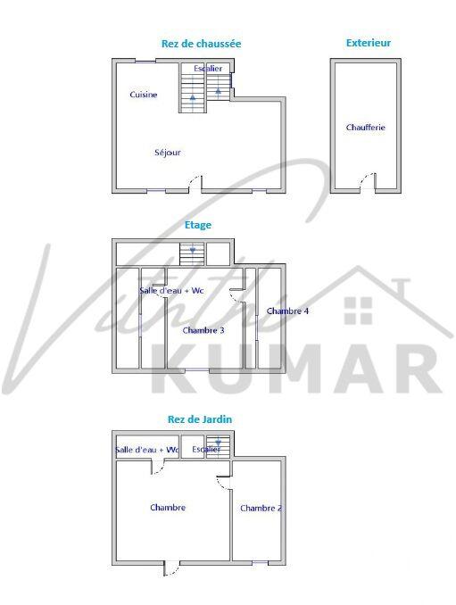 Maison - 68 m² - 4 pièces