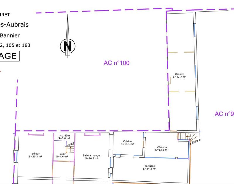 Appartement - 140 m² - 5 pièces