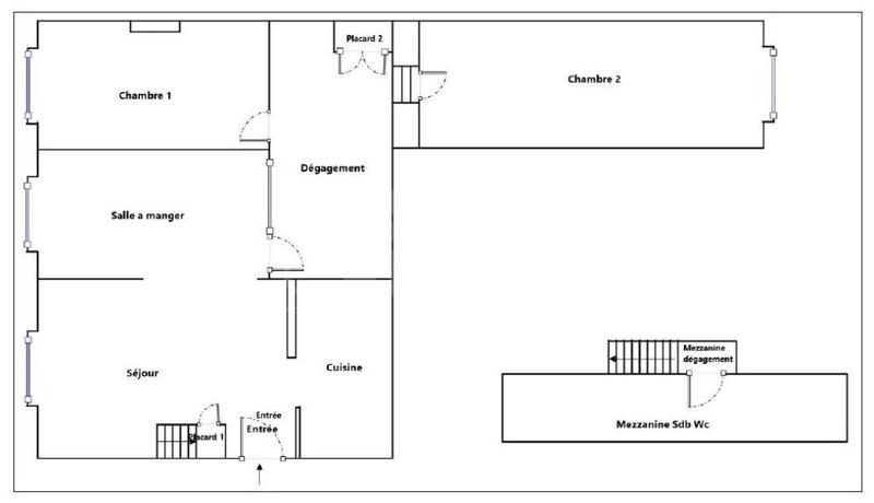 Appartement - 73 m² - 3 pièces