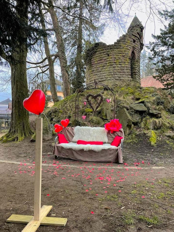 Le banc de la St Valentin