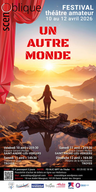 Scènoblique – Festival de création de théâtre amateur de l’Aube