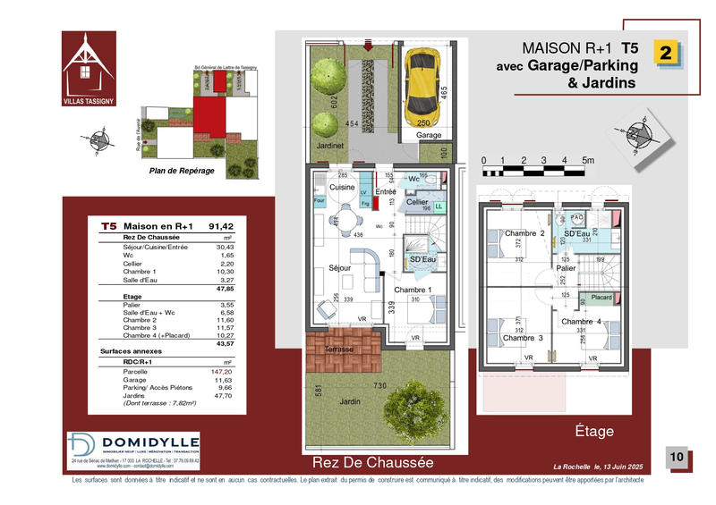 Villa - 91 m² - 5 pièces