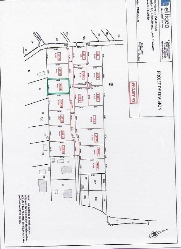 Terrain constructible - 583 m²