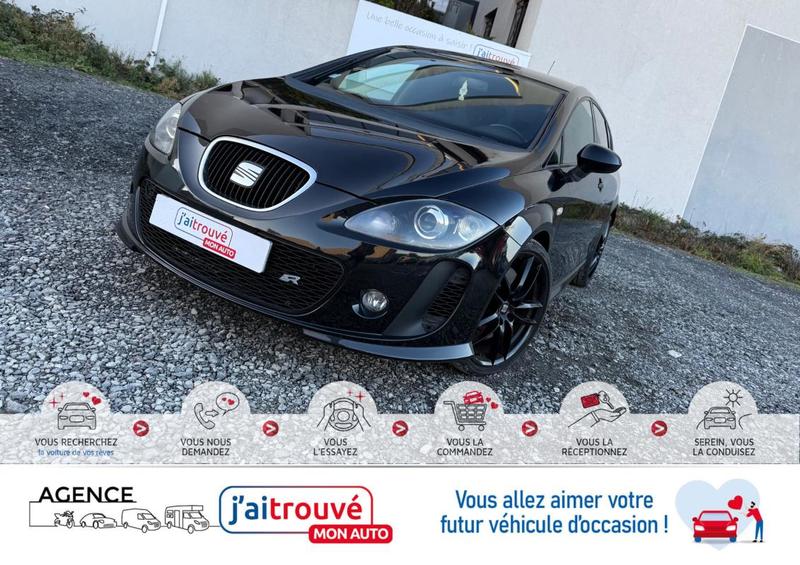 Seat Leon Cupra R-Evolution 2.0 Tsi 265Cv Complet d'origine Rare *142000Km*Siège Recaro Monocoque Sport*Vitres teintées*Phares bi-xénon*Ct Révision kit Distribution Ok*Véhicule Sous Garantie*100 Points de Contrôles*CarteGrise Moitié prix (Véhicule plus 10