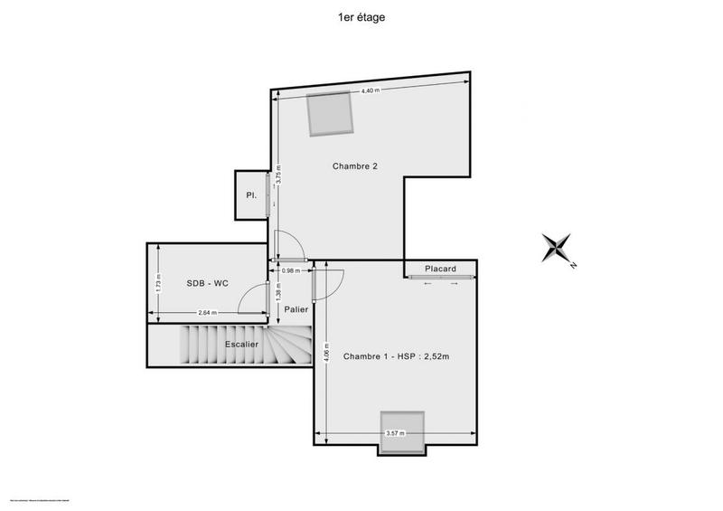 Appartement - 89 m² - 4 pièces