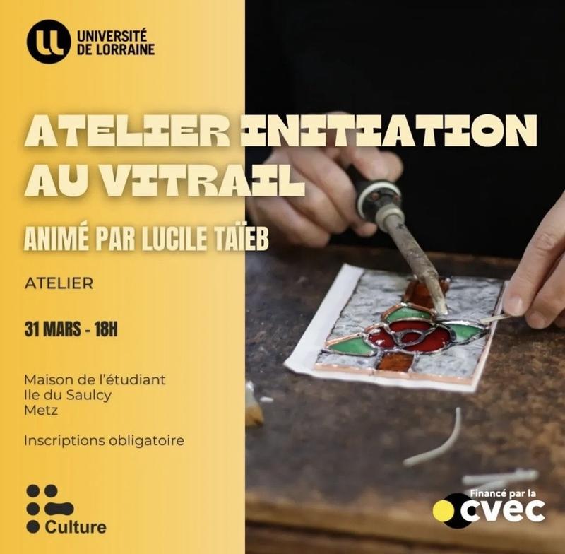 Atelier initiation au vitrail