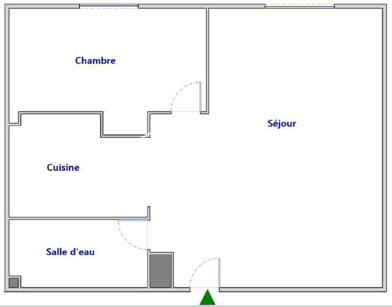 Appartement - 38 m² - 2 pièces