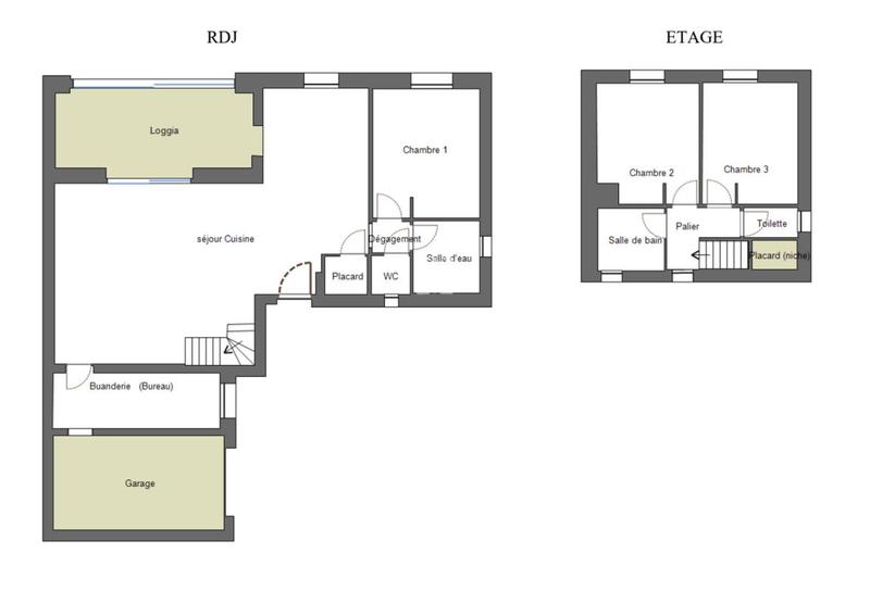 Maison - 100 m² - 5 pièces