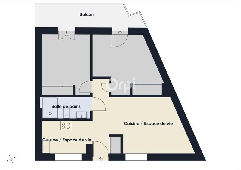 Appartement - 50 m² - 3 pièces