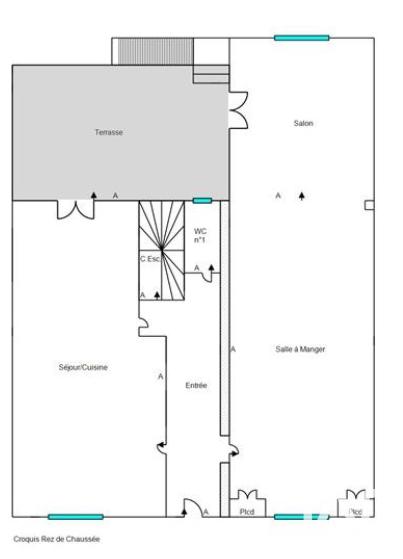 Maison de ville - 150 m² - 6 pièces