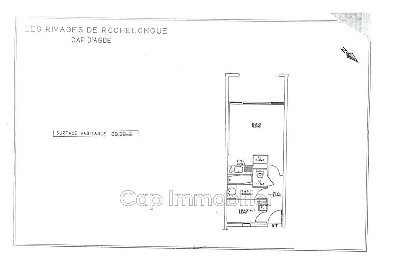 Appartement - 28 m² - 2 pièces