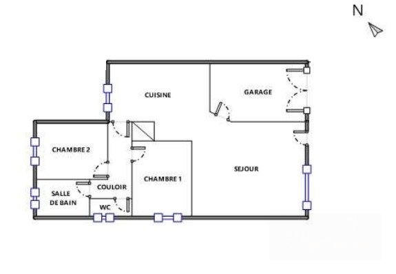 Maison - 77 m² - 4 pièces