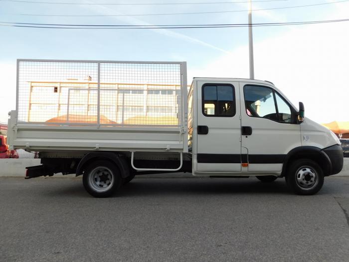 Iveco 35c15 d Camion Benne Equipe 7 Places Ridelles Jardin