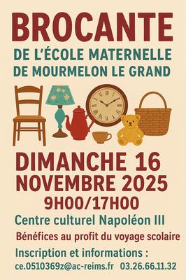 Vide grenier de l’école maternelle