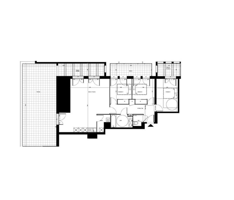 Appartement - 86 m² - 4 pièces