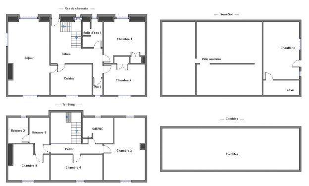 Maison - 140 m² - 5 pièces