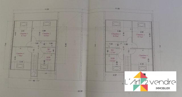 Maison - 200 m² - 8 pièces