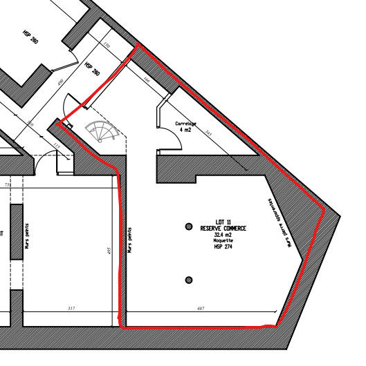 Local commercial - 102 m²