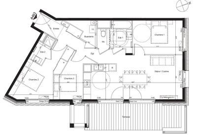 Appartement - 81 m² - 4 pièces