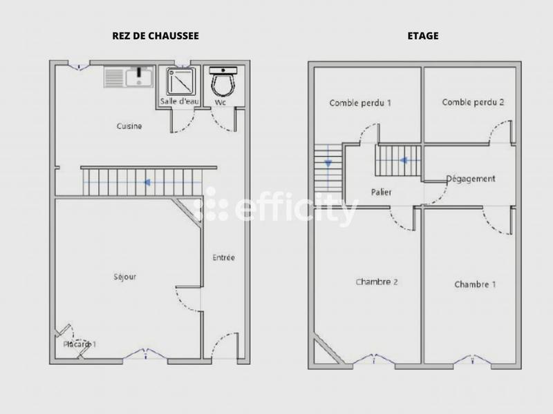 Maison - 66 m² - 3 pièces