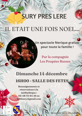 [Noël en Grand Sancerrois] Spectacle &quot;Il était une fois Noël&quot;