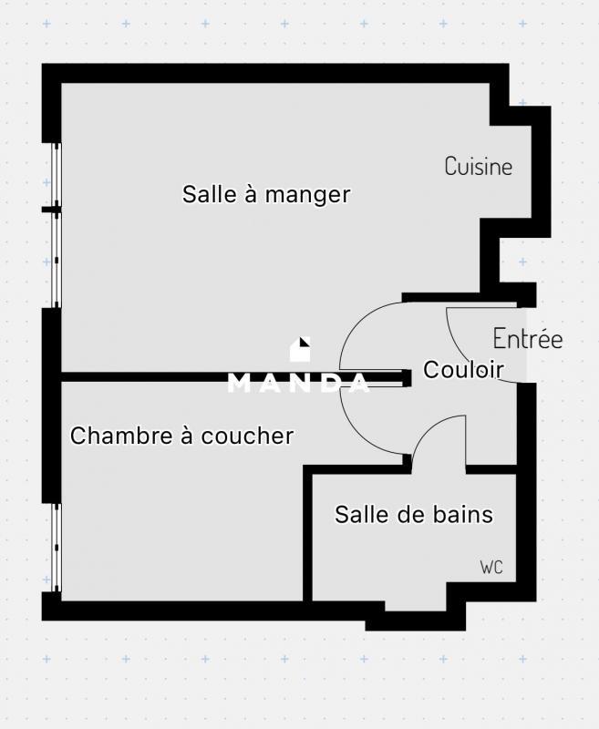 Appartement - 36 m² - 2 pièces