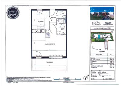 Appartement - 52 m² - 2 pièces