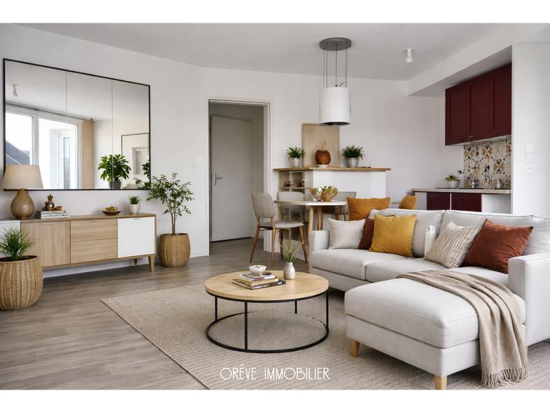 Appartement - 61 m² - 3 pièces