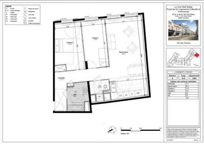 Appartement - 75 m² - 3 pièces