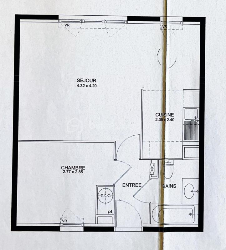 Appartement - 44 m² - 2 pièces