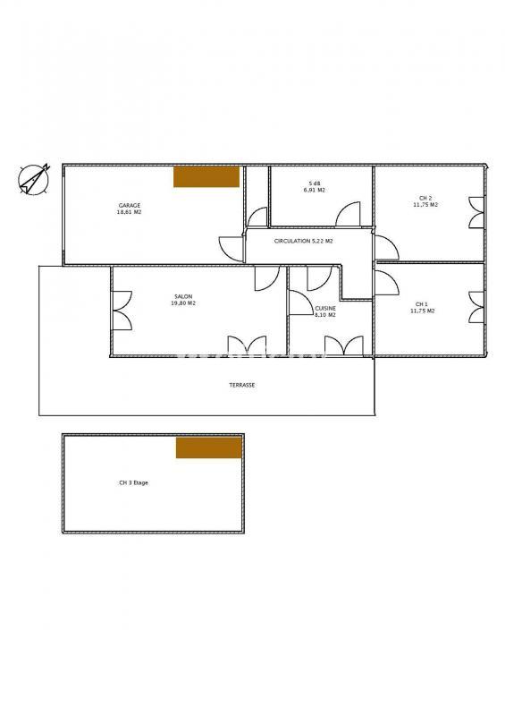 Maison - 75 m² - 4 pièces