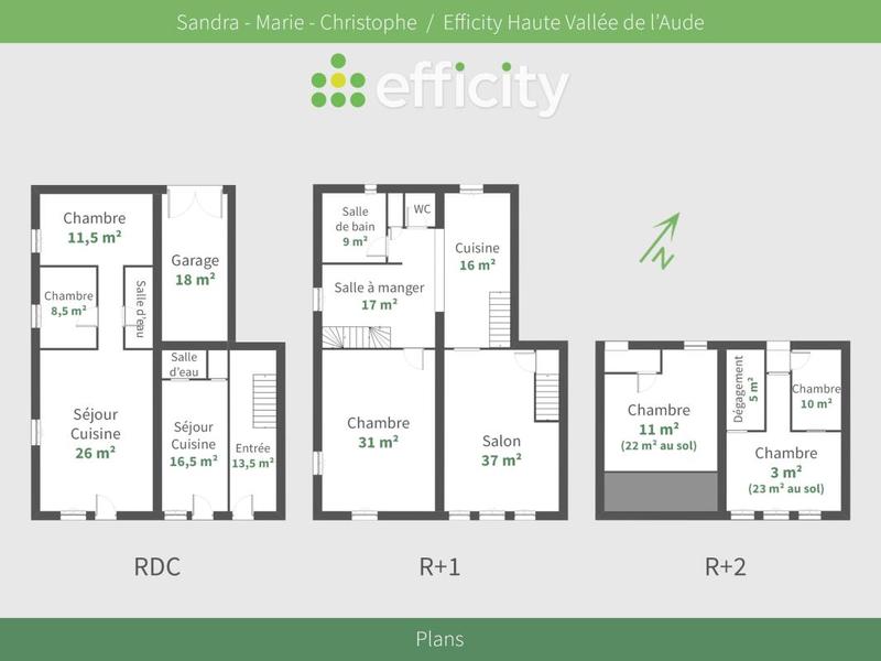 Maison de village - 232 m² - 8 pièces