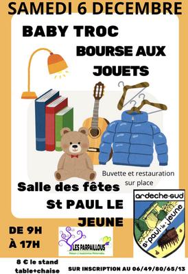 Bourse aux jouets