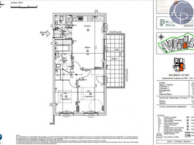 Appartement - 61 m² - 3 pièces